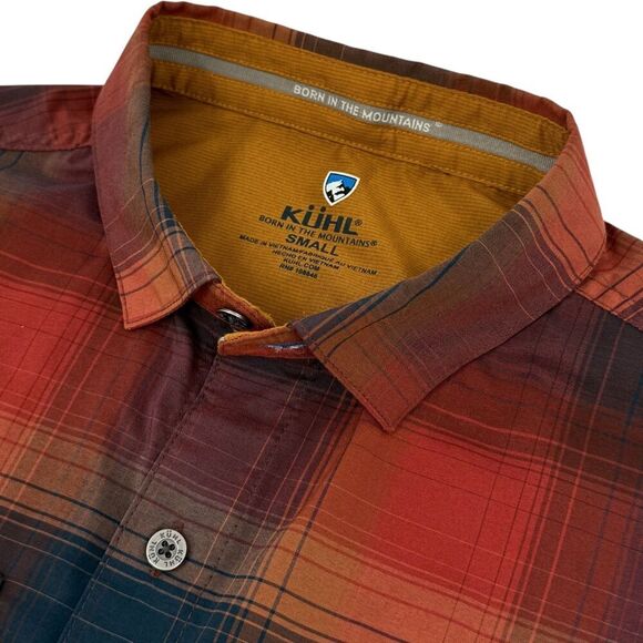 Kuhl Men's Response Ultra-Lightweight Stretch Short Sleeve Shirt Inferno Small - Picture 1 of 11